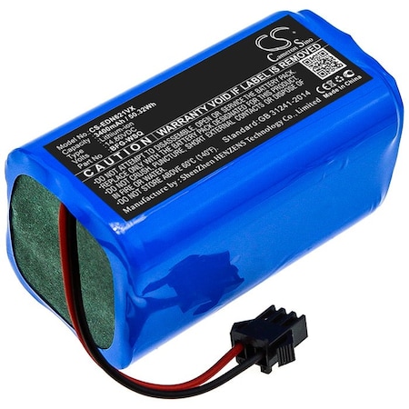 Bsc Preferred DEEBOT 600 601 605 710 715 3400mAh Vacuum Replacement Battery CS-EDN621VX.11